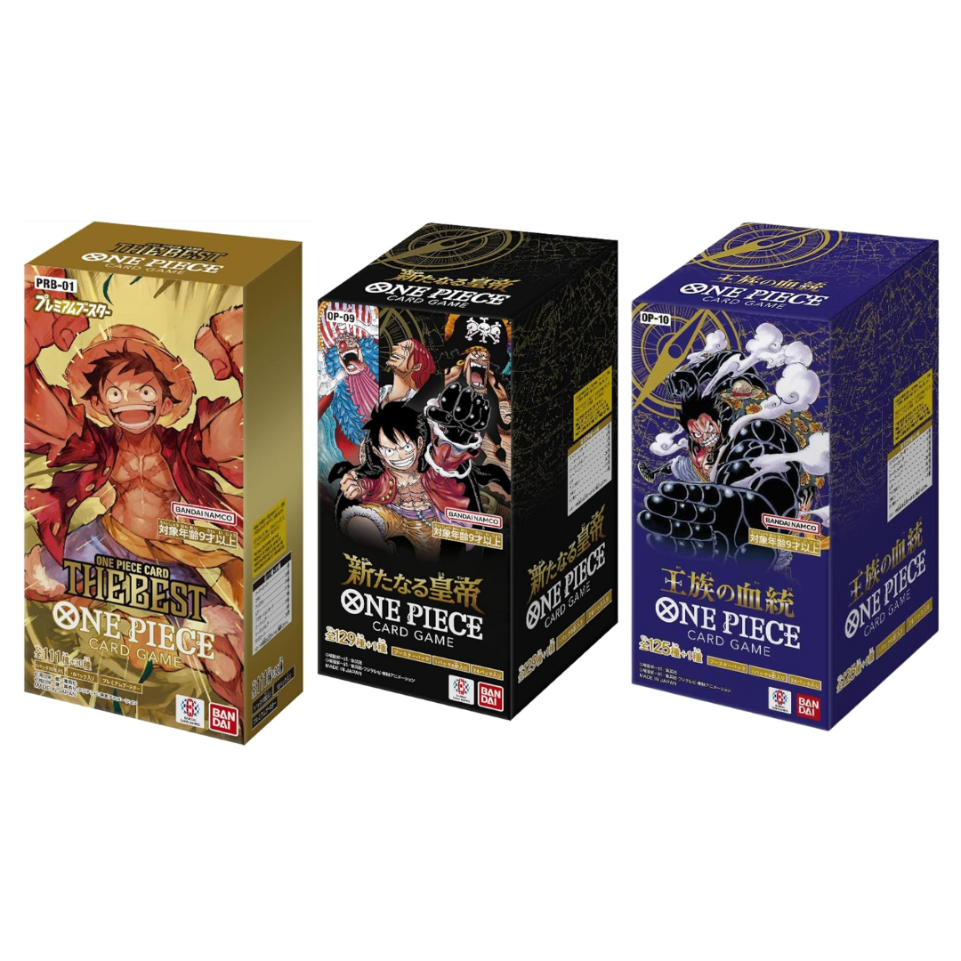 豪華 CARD PIECE ONE SALE] Bundle GAME Special PRB01 + OP09 + OP10 ワンピース カードゲーム