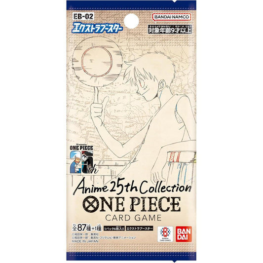ONE PIECE CARD GAME EB-02 Anime 25th collection Extra Booster BOX Japanese version