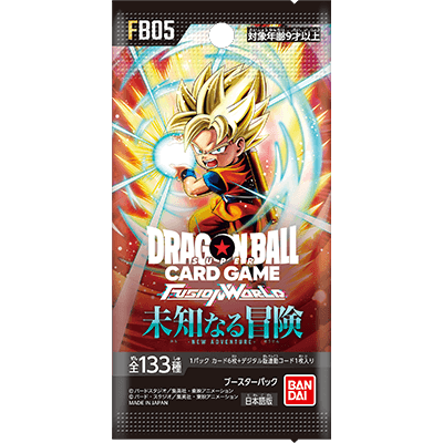 DRAGON BALL SUPER CARD GAME FUSION WORLD FB-05 NEW ADVENTURE BOOSTER PACK BOX Japanese version