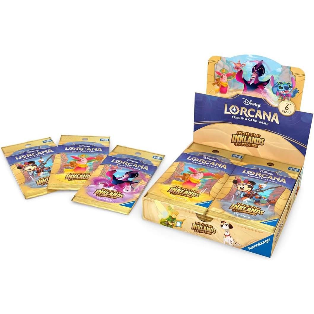 Disney Lorcana TCG Japanese Version Booster Pack: INTO THE INKLANDS