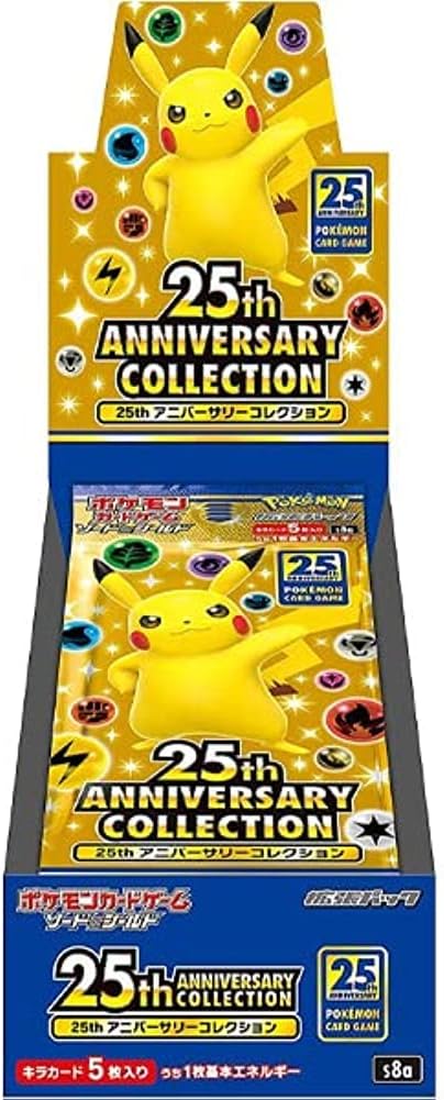 Pokemon Card 25th ANNIVERSARY COLLECTION booster box s8a