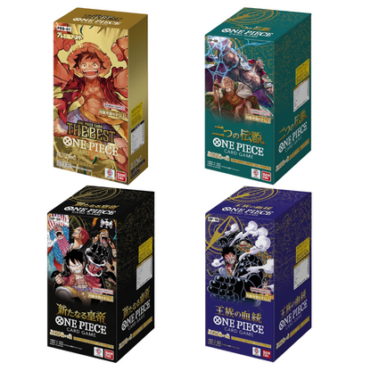 [Bundle SALE] ONE PIECE CARD GAME OP10 + OP09 + OP08 + PRB01 Special Set 4 Booster Box