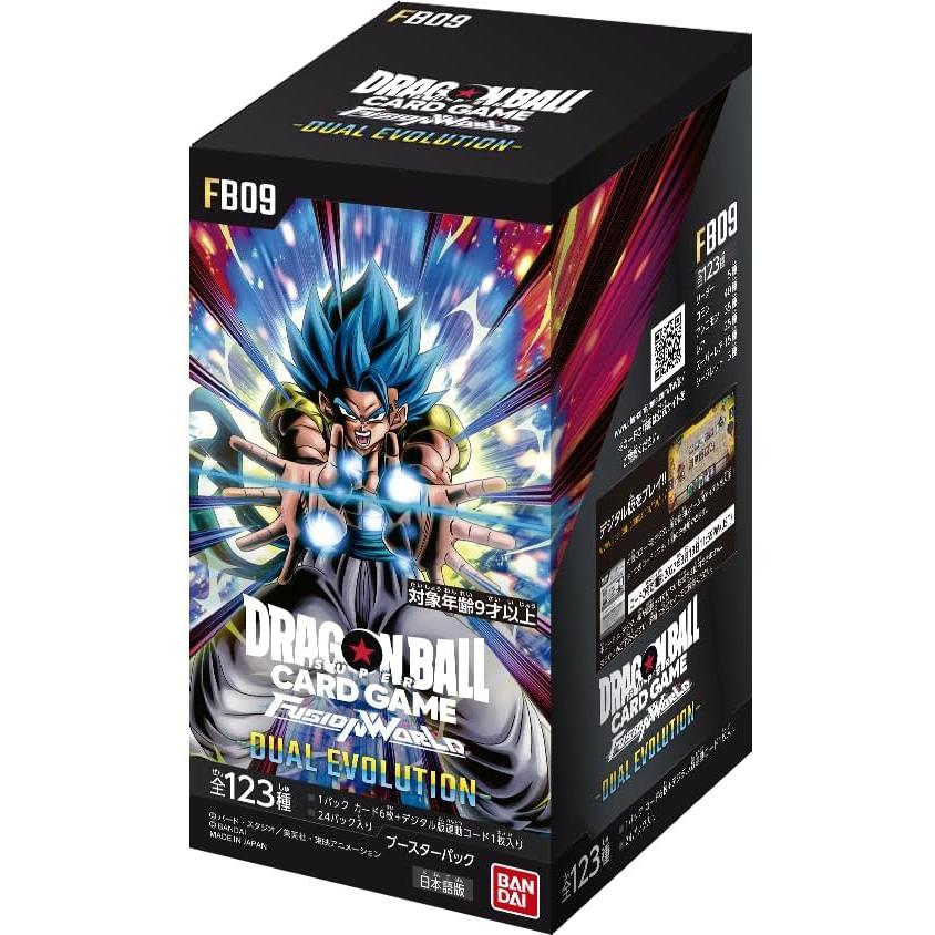 DRAGON BALL SUPER CARD GAME FUSION WORLD FB-09 DUAL EVOLUTION BOOSTER PACK BOX Japanese version