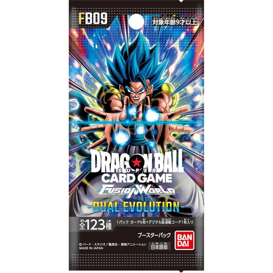 DRAGON BALL SUPER CARD GAME FUSION WORLD FB-09 DUAL EVOLUTION BOOSTER PACK BOX Japanese version
