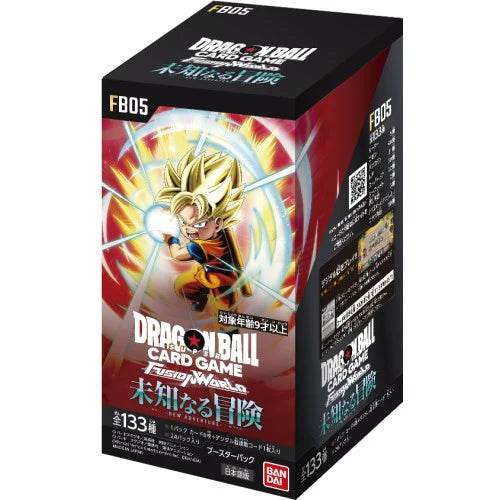 DRAGON BALL SUPER CARD GAME FUSION WORLD FB-05 NEW ADVENTURE BOOSTER PACK BOX Japanese version