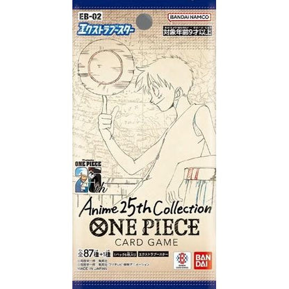 ONE PIECE CARD GAME EB-02 Anime 25th collection Extra Booster BOX Japanese version