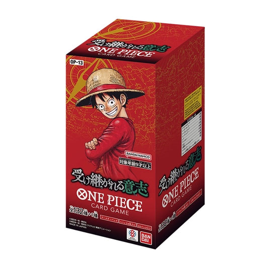 ONE PIECE CARD GAME OP-13 CARRYING ON HIS WILL Booster BOX Japanese version