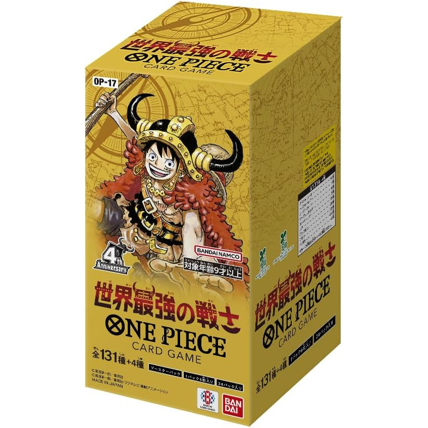 ONE PIECE CARD GAME OP-17 The World's Strongest Warriors Booster BOX Japanese version
