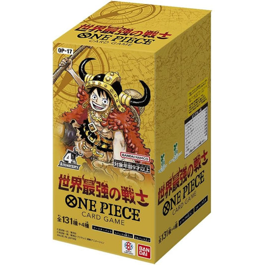 ONE PIECE CARD GAME OP-17 The World's Strongest Warriors Booster BOX Japanese version