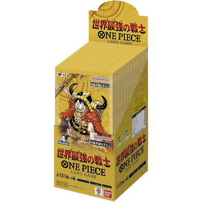 ONE PIECE CARD GAME OP-17 The World's Strongest Warriors Booster BOX Japanese version